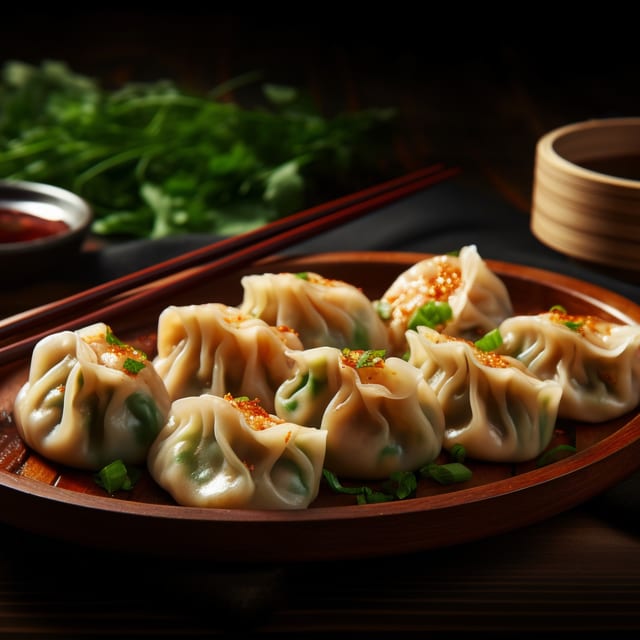 Chili Gyoza (5 Pieces).