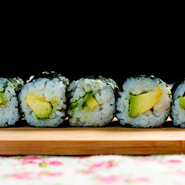 Salmon Avocado Roll.